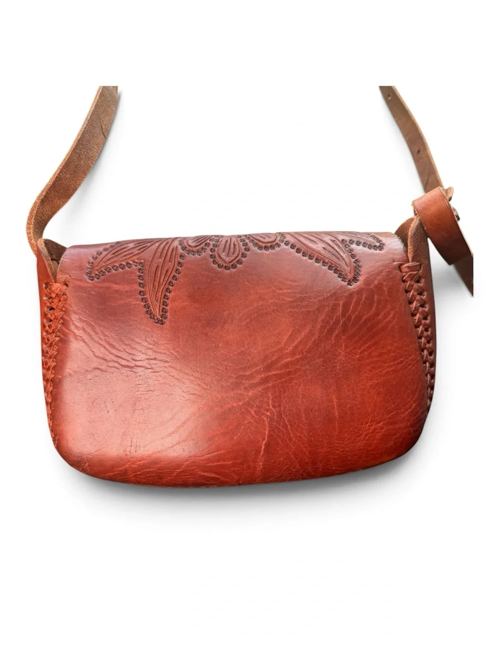 Vintage Artisan Crossbody Bag